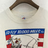 I'D Fly 10000 Miles To Smoke A Camel White Sweatshirt Size L
