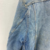Levi Strauss Orange Tab Blue Wash Denim Sherpa Jacket Size M