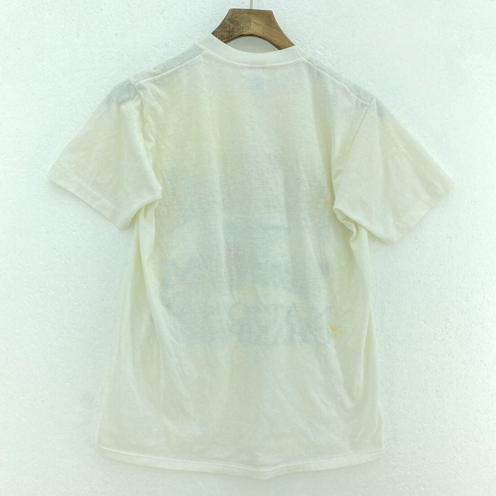 Michigan Wolverines Football NCAA White T-shirt Size M Single Stitch Women's