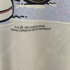 Warner Bros North Pole Taz Bugs Bunny 1994 White Sweatshirt Size L