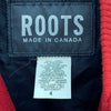 Roots A Letterman Snapped College Red Jacket Size 4 Women's