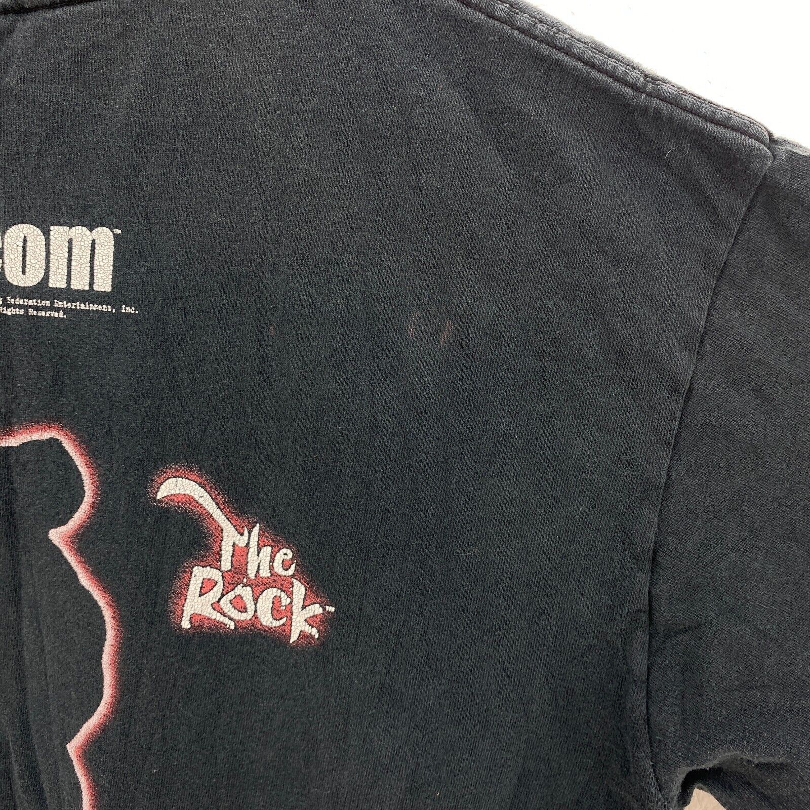 WWE Wrestling 2000 Your Role Know It Black T-shirt Size L