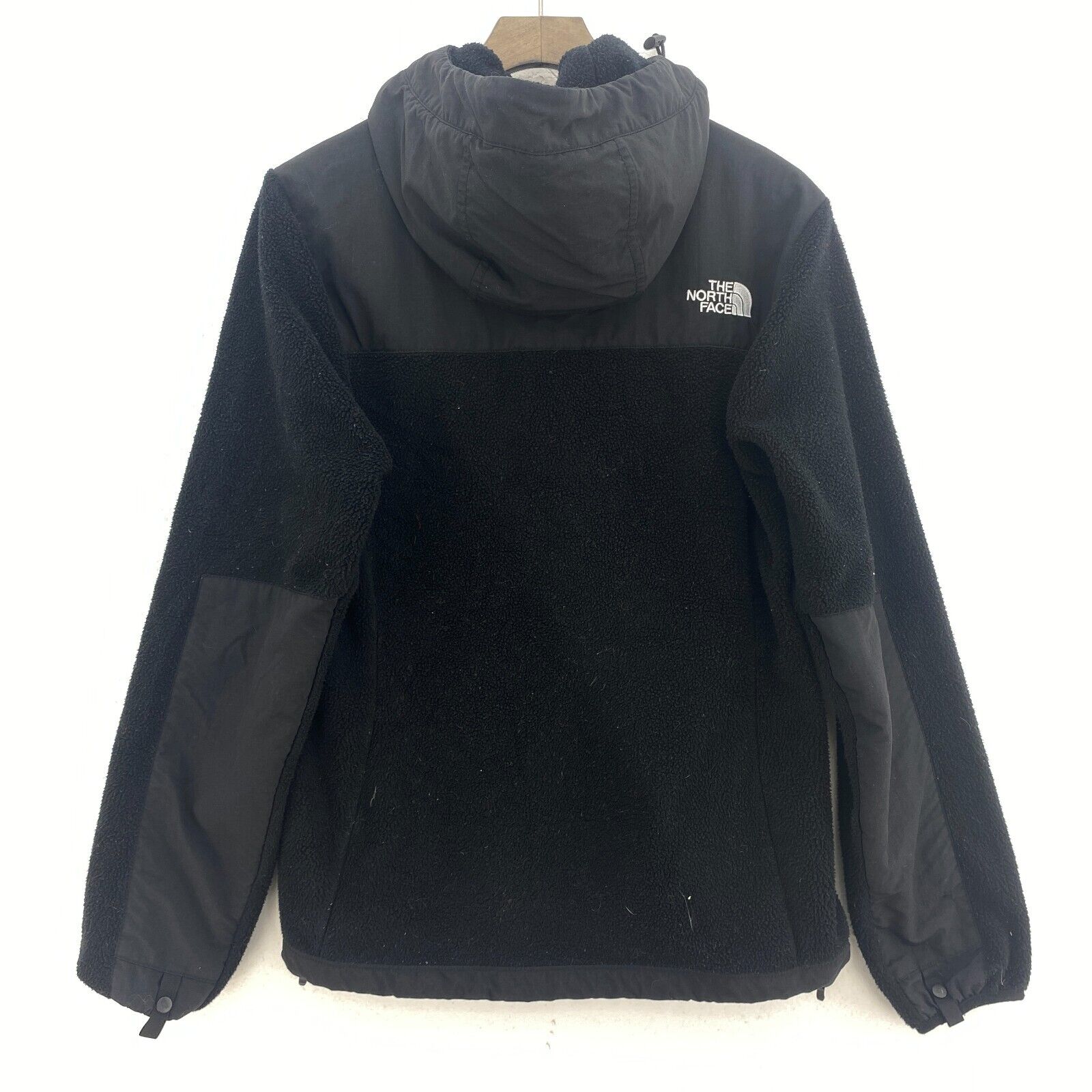 The North Face Women's Fleece Hooded Jacket Black Size S Full Zip