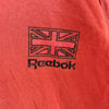 Vintage Reebok Flag Logo Red T-shirt Size M