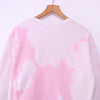 Champion Reverse Weave Vintage Tie Dye Pink Sweatshirt Size Large