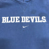 Duke Blue Devils Basketball NCAA Blue Nike Hoodie Size XL 90s