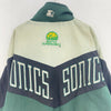 Seattle SuperSonics NBA Basketball Spell Out Full Zip Insulated Jacket Size L