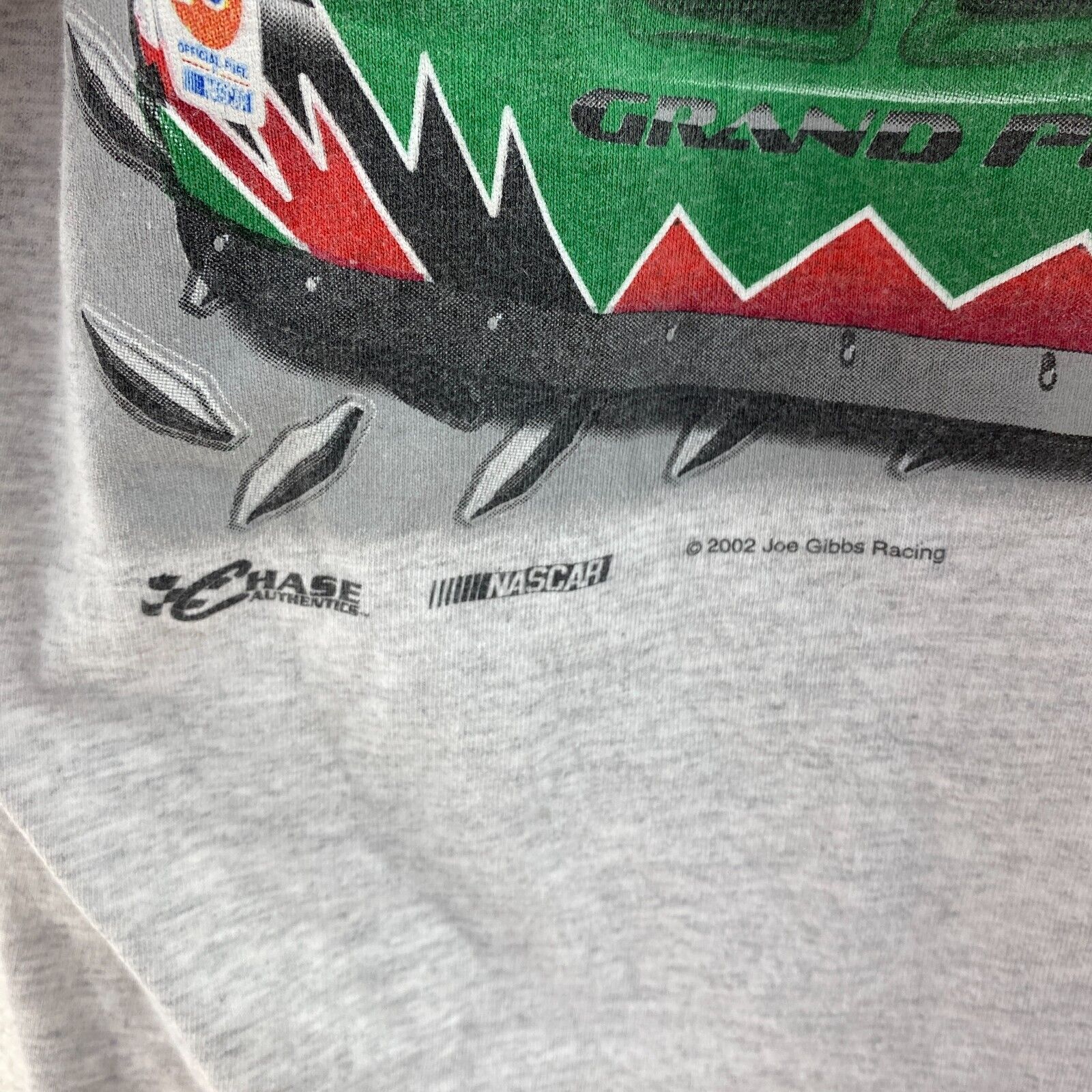 Vintage Bobby Labonte Nascar 18 Racing Gray T-shirt Size M