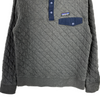 Vintage Patagonia Quilted Snap-T Gray Pullover Jacket Size S