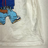 Looney Tunes Tasmanian Devil Bugs Bunny White T-shirt Front Back Print Size M