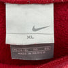 Nike Stitch Logo Red Crew Neck Sweatshirt Size XL