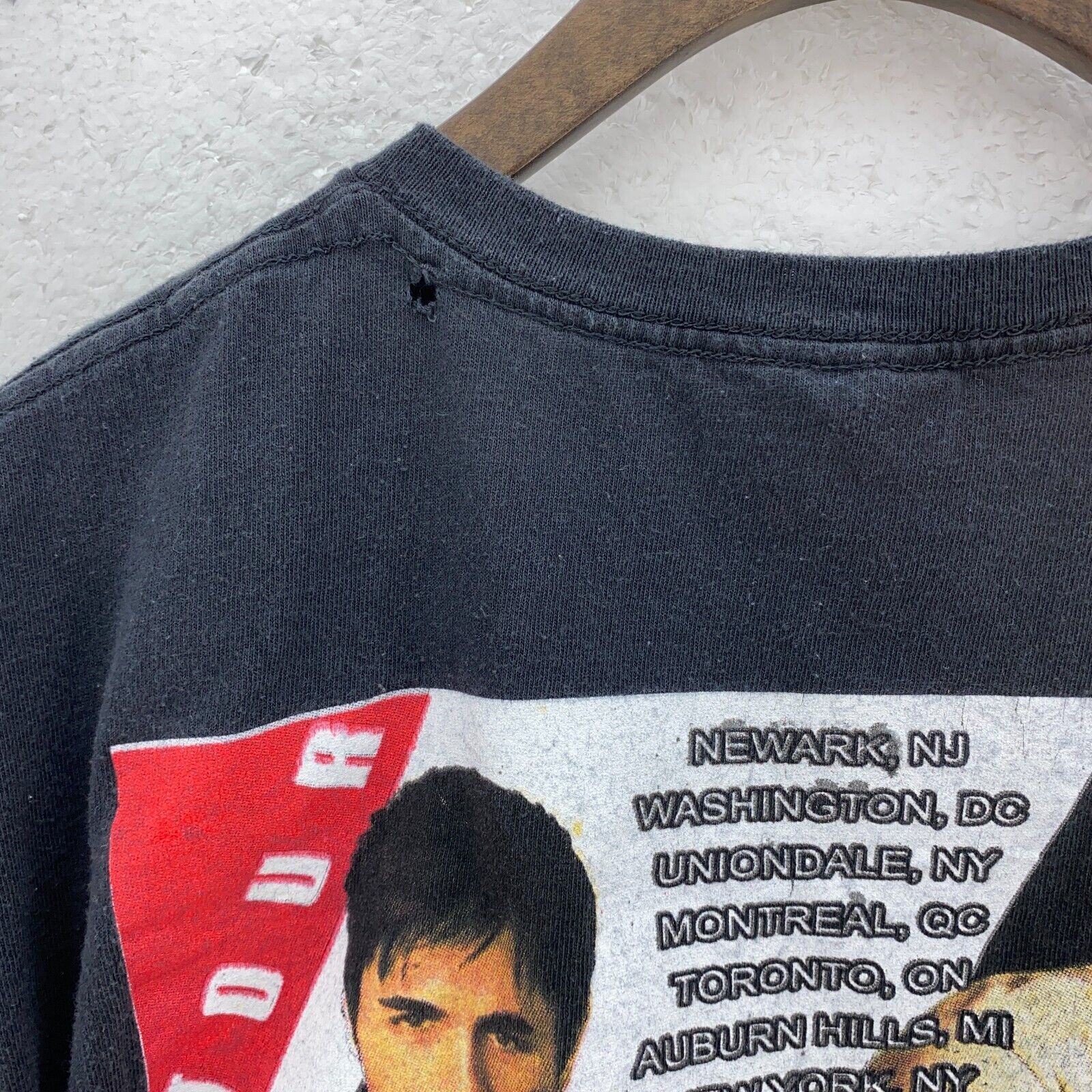 Enrique Iglesias Pitbull 2014 Tour Music Graphic Print Black T-shirt Size L