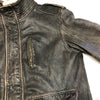 Danier Brown Leather Jacket Size M