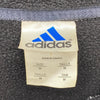 Vintage Adidas Quarter Zip Black Pullover Fleece Jacket Size M