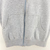 Vintage Nike 1980s Logo Embroidered Vest Jacket Size M Gray Full Zip Up