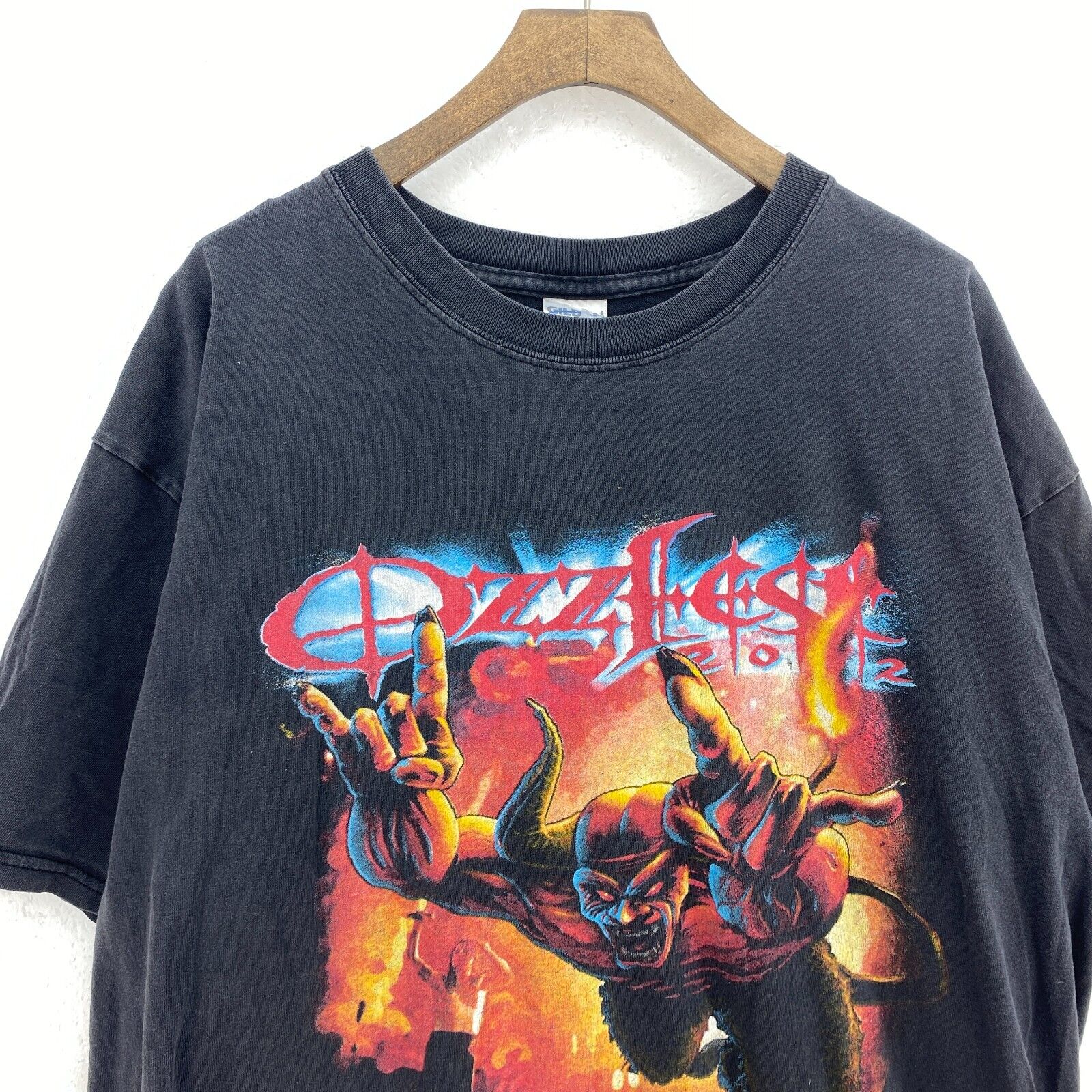 Ozzfest 2002 Devil Music Festival Rock Black T-shirt Size XL