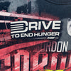 Chase Authentics NASCAR Drive To End Hunger Black Vintate T-shirt Size XXL