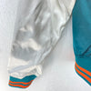 Vintage Reebok Miami Dolphins NCAA Green Full Zip Bomber Jacket Size XL