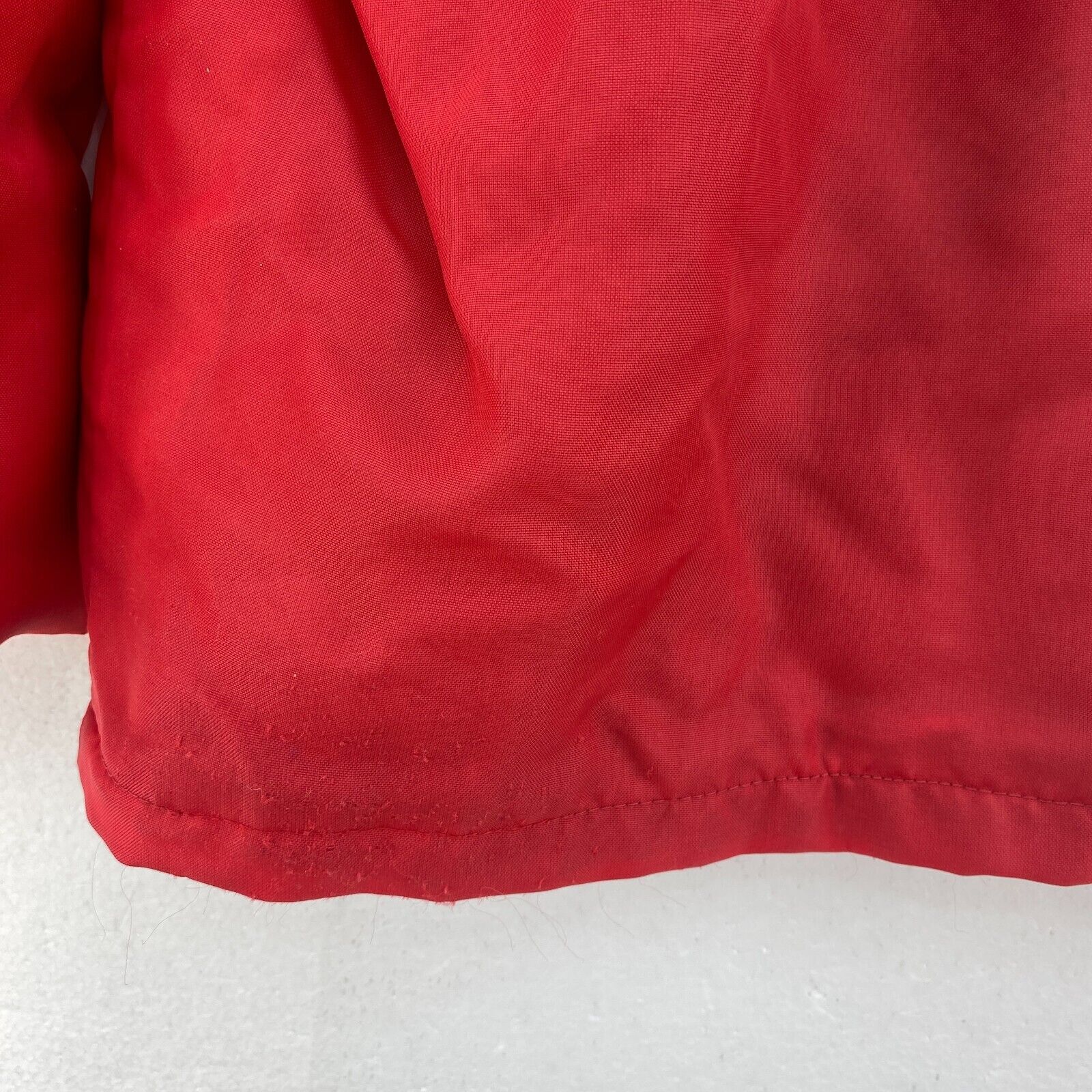 Vintage Montreal Canadiens Fleece Lined Snapped Red Insulated Jacket Size M