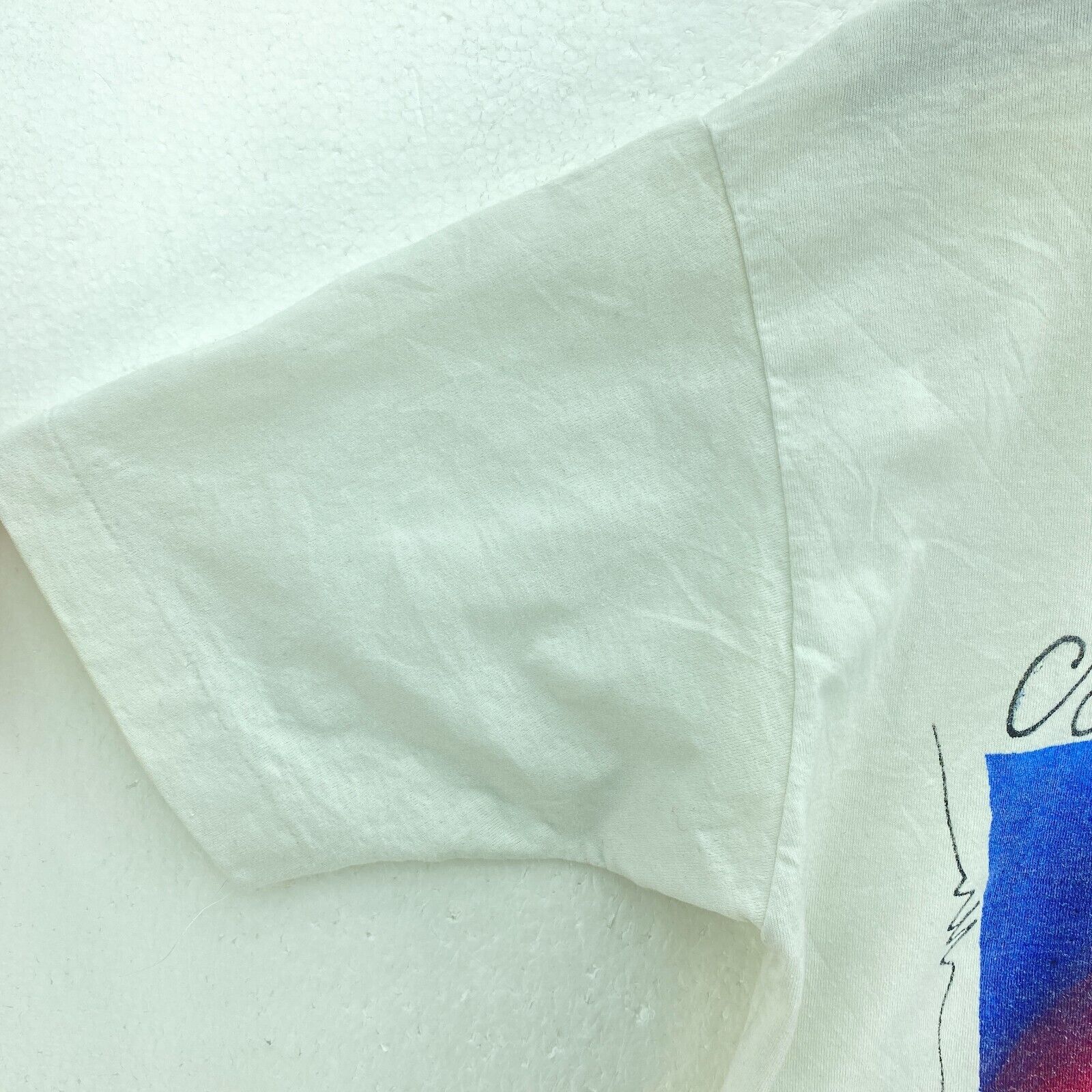 Dominican Republic Santo Domingo City White T-shirt Size L Single Stitch