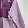 The North Face Women's Fleece Jacket Purple Full Zip Up Size M