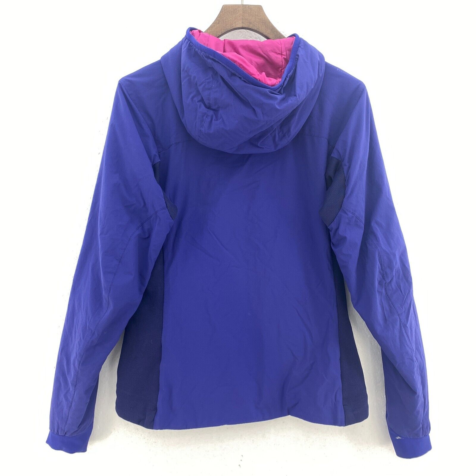 Arc'teryx Full Zip Logo Purple Hooded Jacket Size S Women's