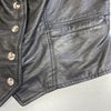 Harley Davidson Motorcycles KIDS' Leather Vest Biker Hardrock Saloon Size 14
