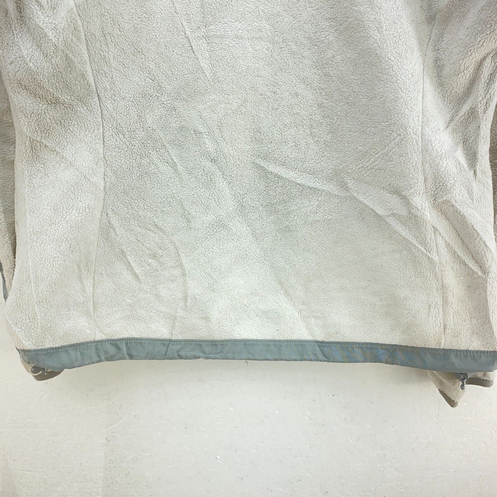 The North Face Women's Gray Full Zip Fleece Jacket Size L