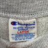 Champion Reverse Weave Sorrento Embroidered Gray Sweatshirt Size L