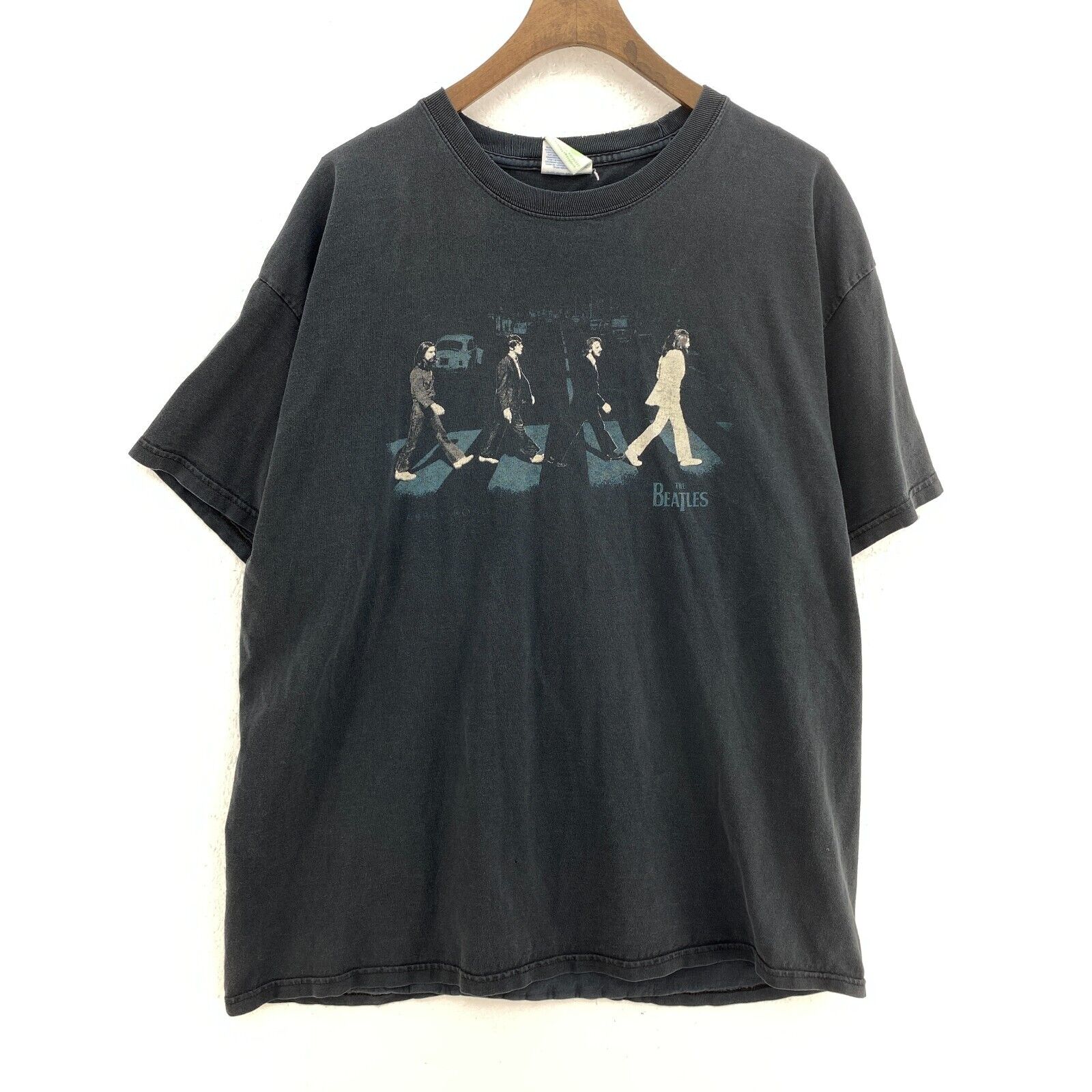 The Beatles John Lennon Paul McCartney George Harrison Black T-shirt Size XL