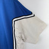 Vintage Nike Swoosh Logo Snapped Blue T-shirt Size XL