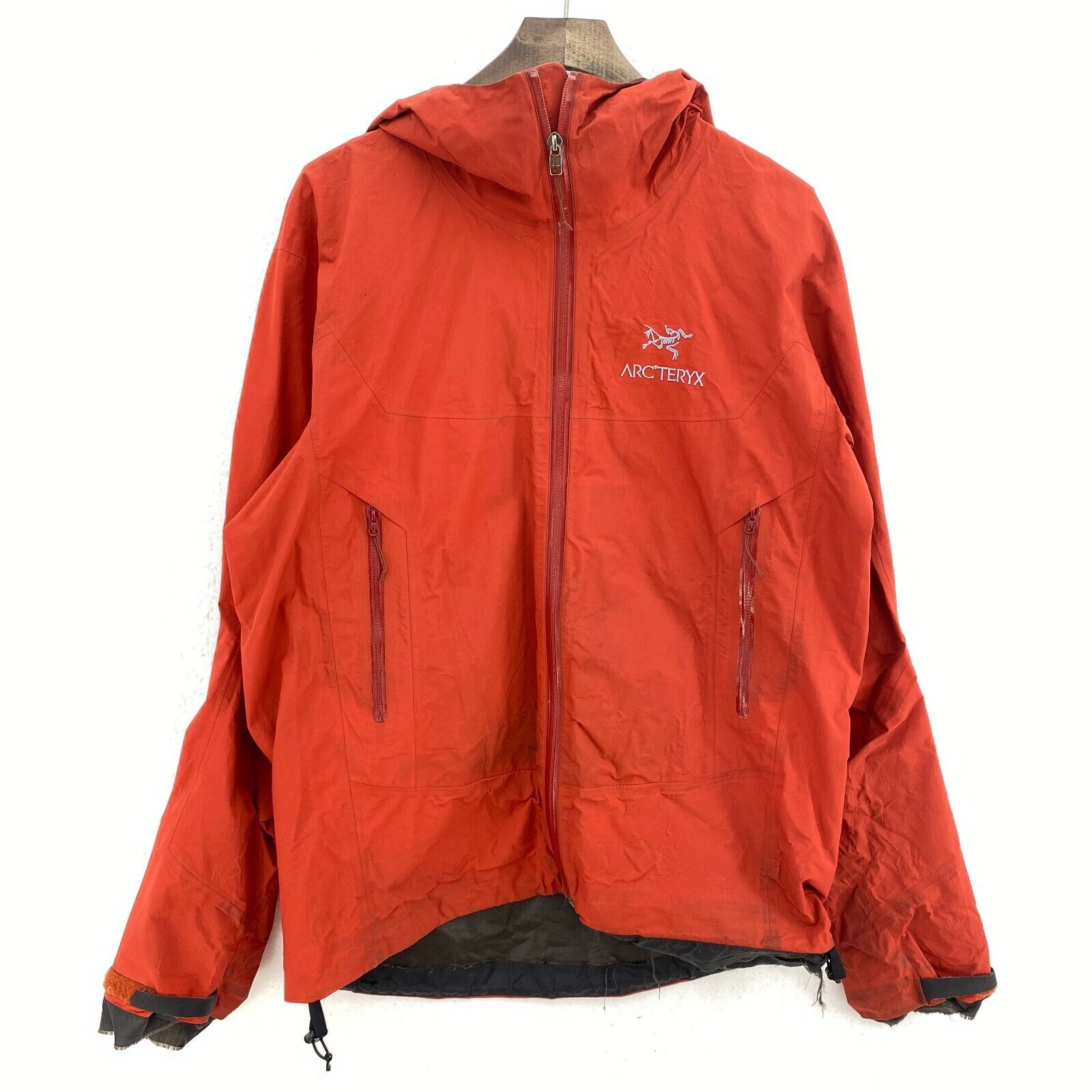 Arc'teryx Beta Gore-tex Paclite Shell Red Hooded Jacket Size S