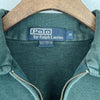 Vintage Polo Ralph Lauren Quarter Zip Green P Logo 1967 Sweatshirt Size M