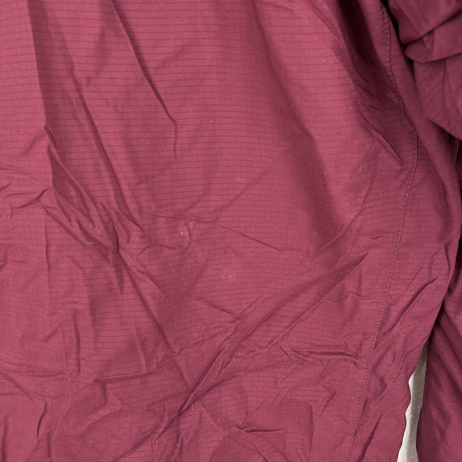 Arc'treyx Beta Logo Full Zip Burgundy Hooded Jacket Size M