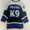 Disney Pluto K9 Ice Hounds Black Hockey Jersey Size S Youth