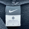 Nike Small Check Logo Black Hoodie Size M