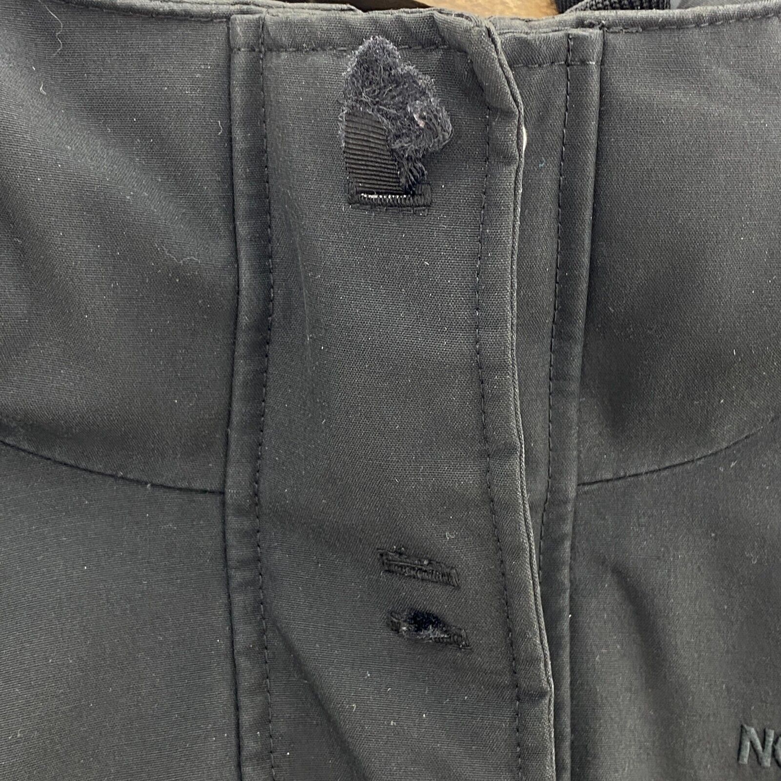 The North Face Hyvent Black Insulated Women's Parka Jacket Size M Full Zip Up