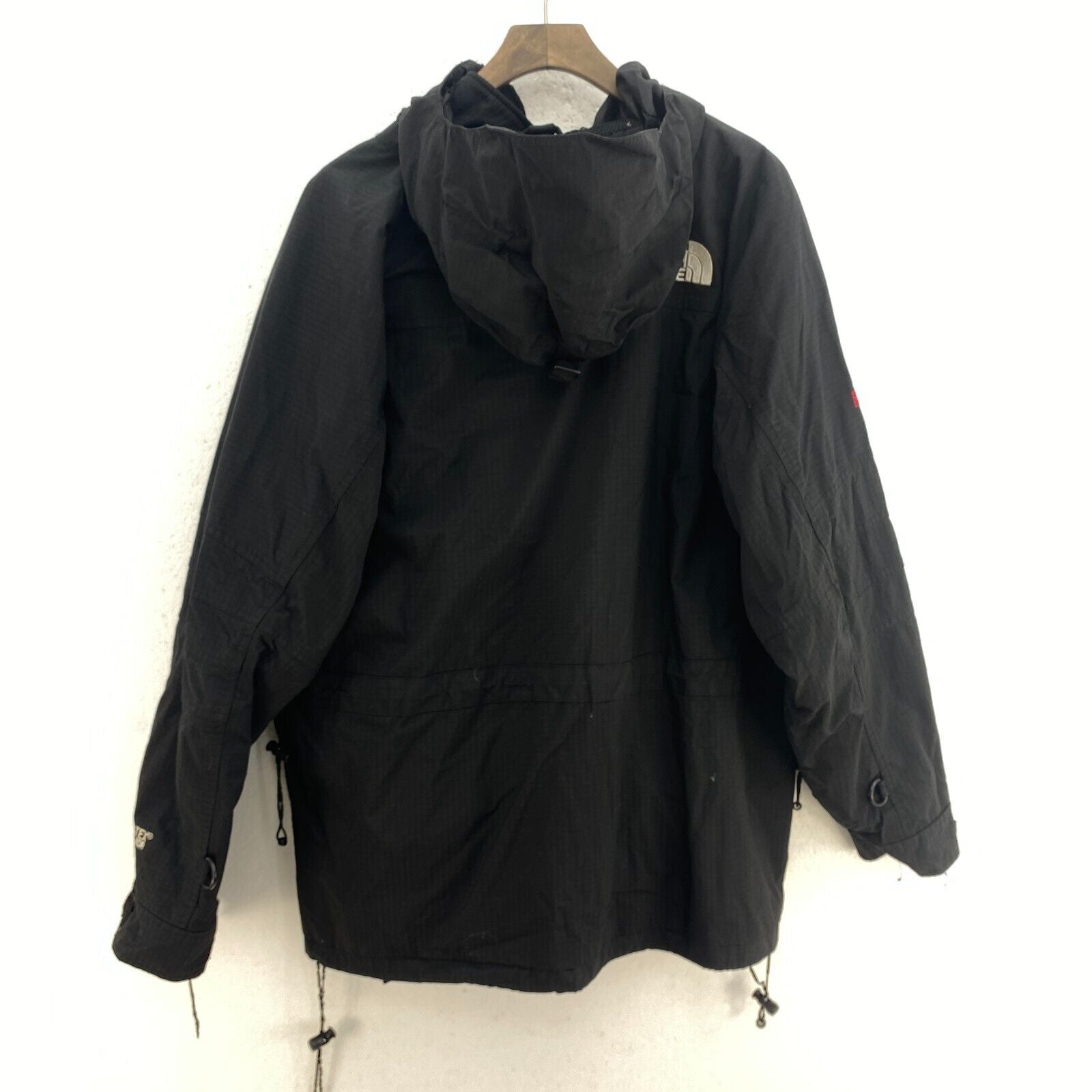 The North Face Logo Summit Series Hooded Black 3-In 1 Jacket Size M Gore-Tex