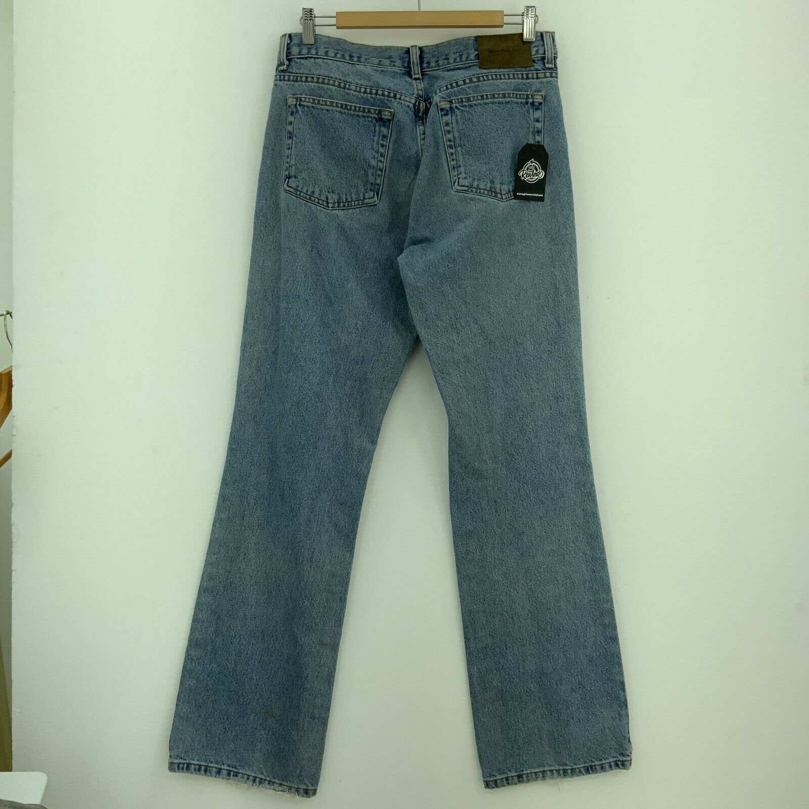 Calvin Klein Light Wash Blue Jeans Straight Size 33 x 33