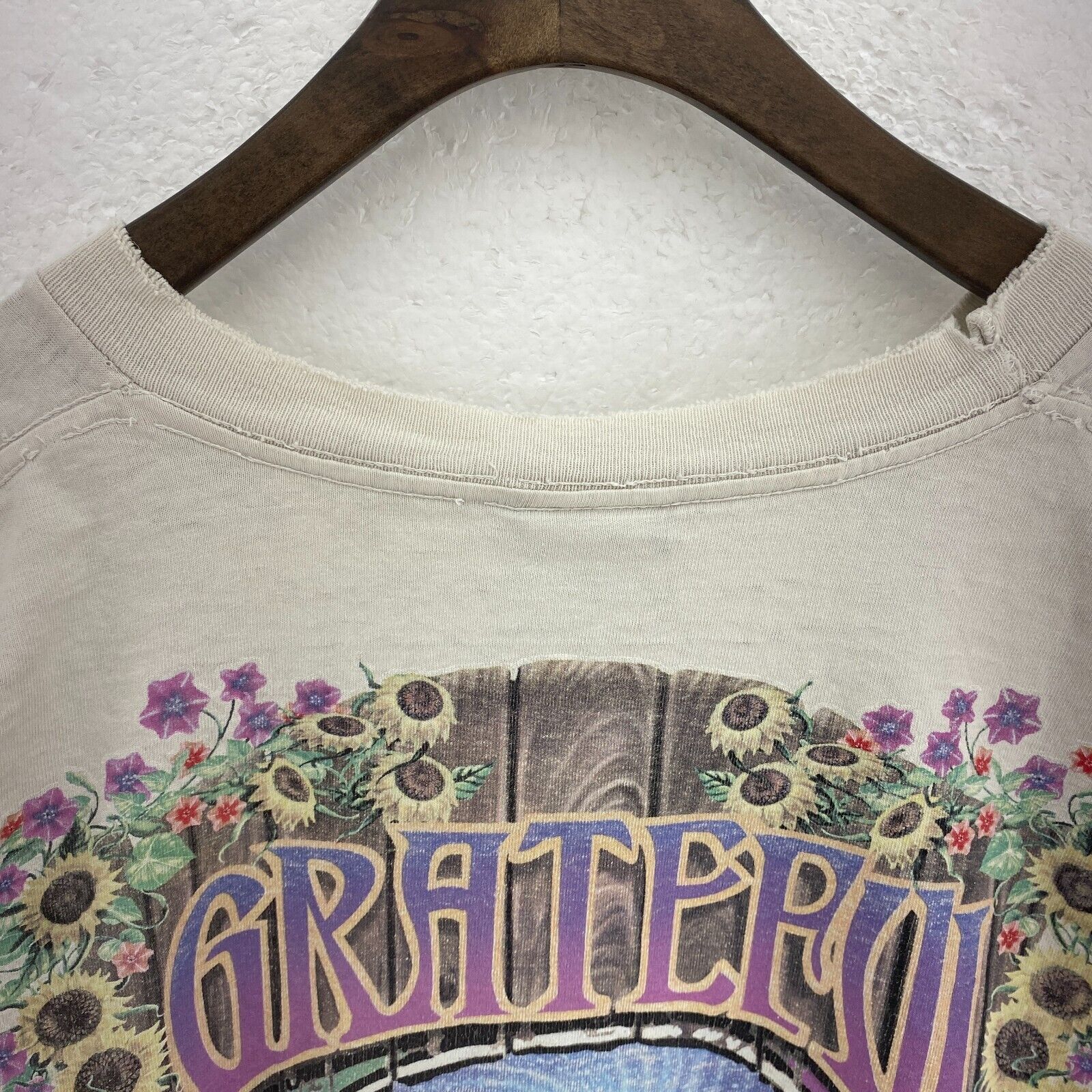 Liquid Blue Grateful Dead Tie Dye Blue Vintage Long Sleeve T-shirt Size M