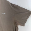 Nike Swoosh Logo Embroidered T-shirt Size XXL Earthtone Green