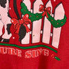 Heaven And Nature Sing Christmas Red Sweatshirt Size M Crewneck