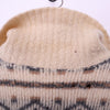 Sears Wool Knit Beige Cardigan Size 44 90s