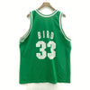 Champion Authentic Boston Celtics NBA #33 Larry Bird Green Jersey Size 48