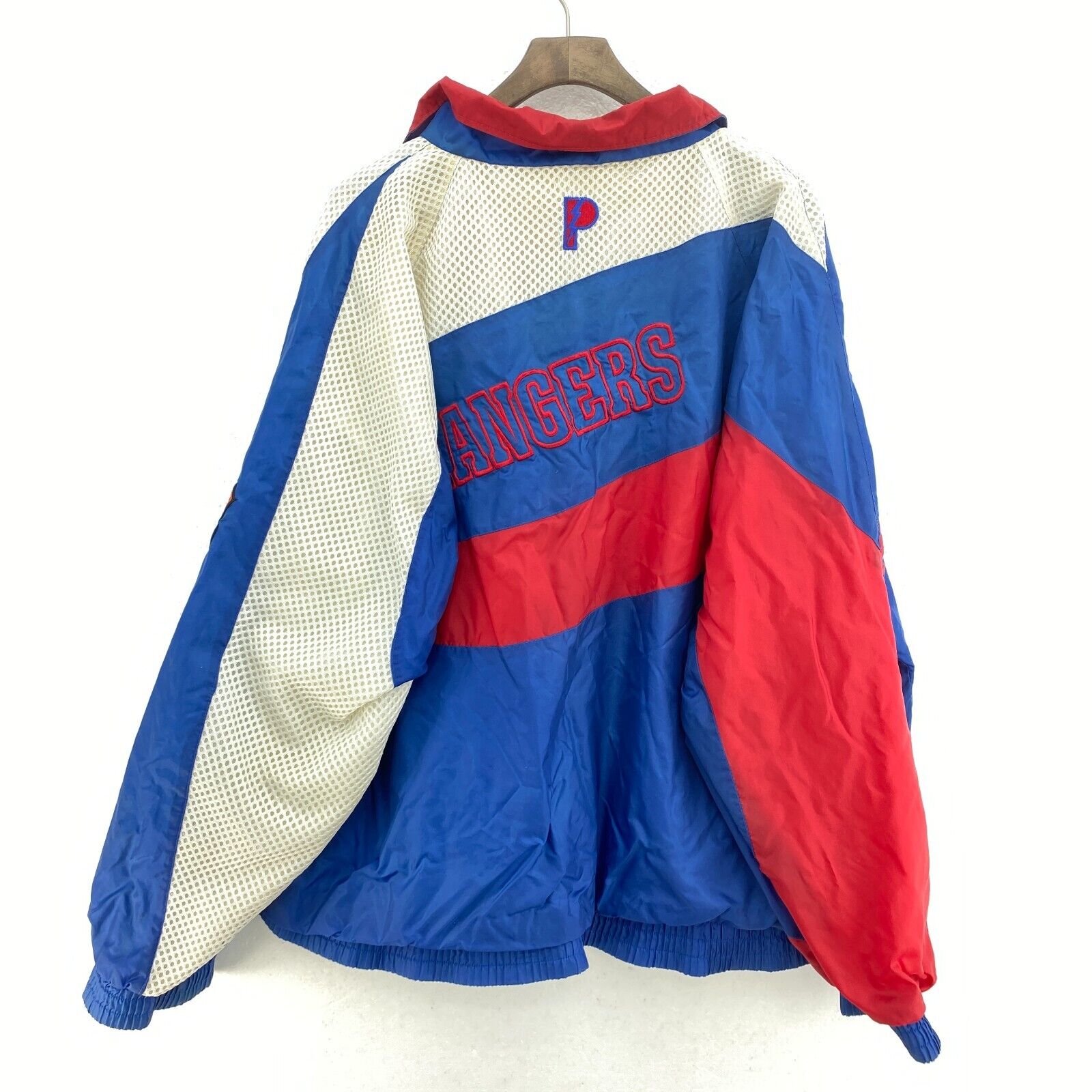 Pro Player New York Rangers NHL Blue Red Full Zip Jacket Size 2XL