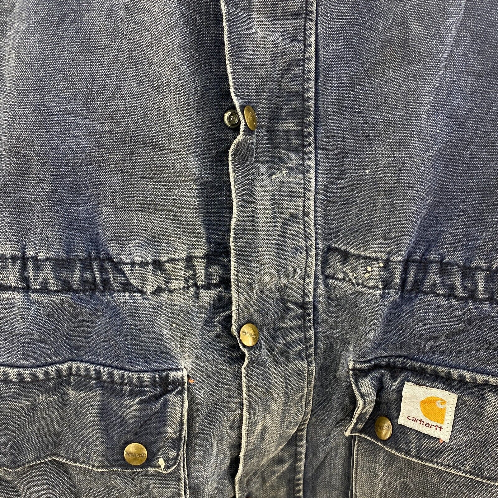 Carhartt Workwear Blue Jacket Size L Full Zip Up