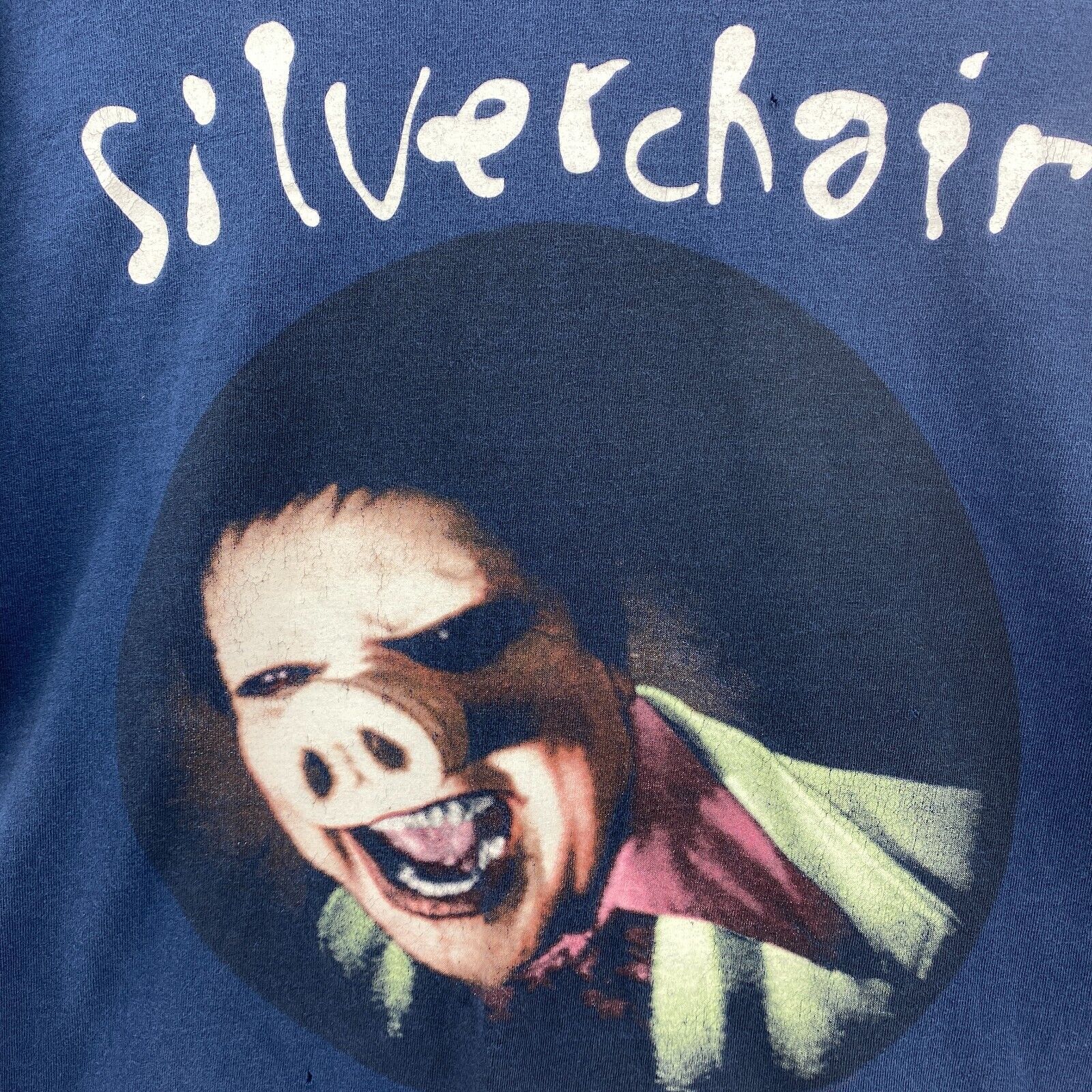 Silverchair Rock Band 1995 Tour Blue T-shirt Size XL