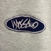 Mossimo 90s Embroidered Patch Gray Sweatshirt Size XL