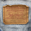 Vintage Levi Strauss Light Wash Blue Trucker Denim Jacket Size M Tall