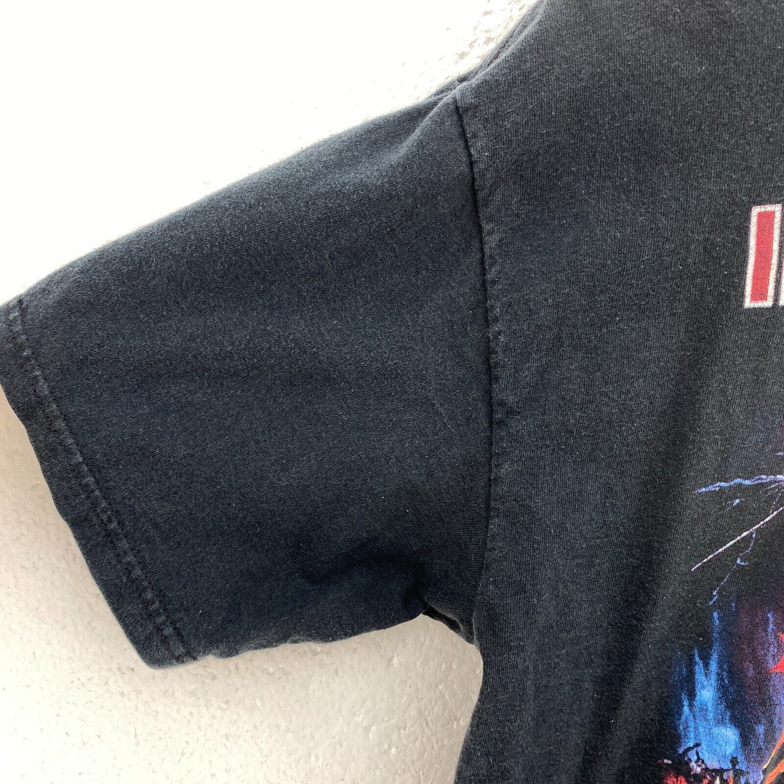 Iron Maiden Run To The Hills 2004 Black T-shirt Size M Rock Band